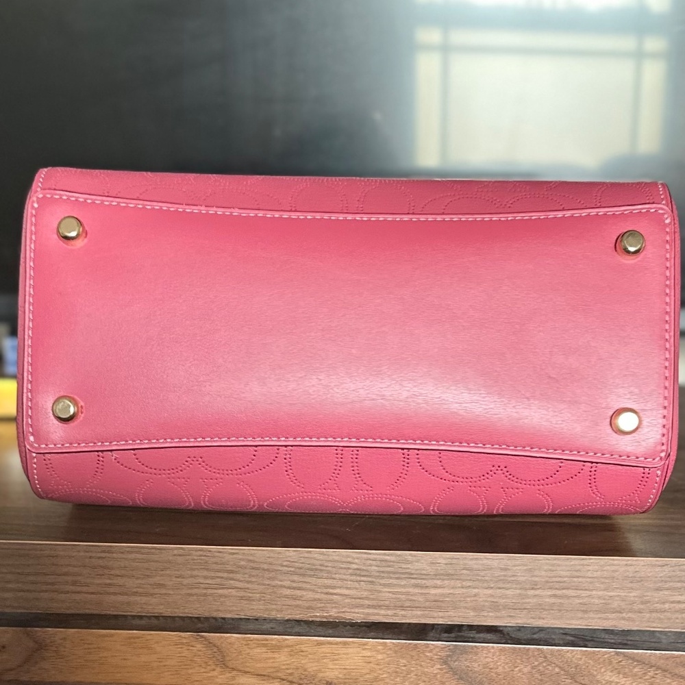 Coach Rowan in Signature Perforated Leather - Picture 2 of 4